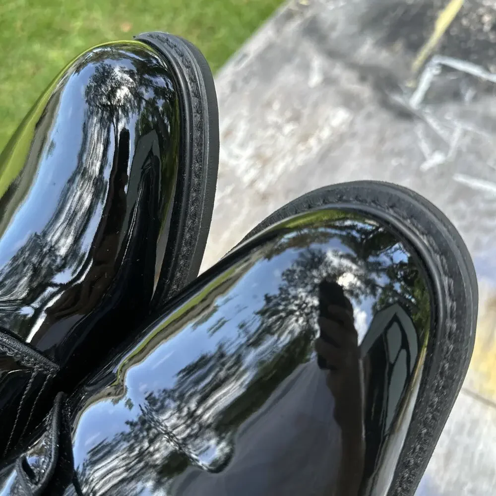 Military Bates Men’s 11.5 E Uniform Dress Shoes Vibram Black No Insoles 275